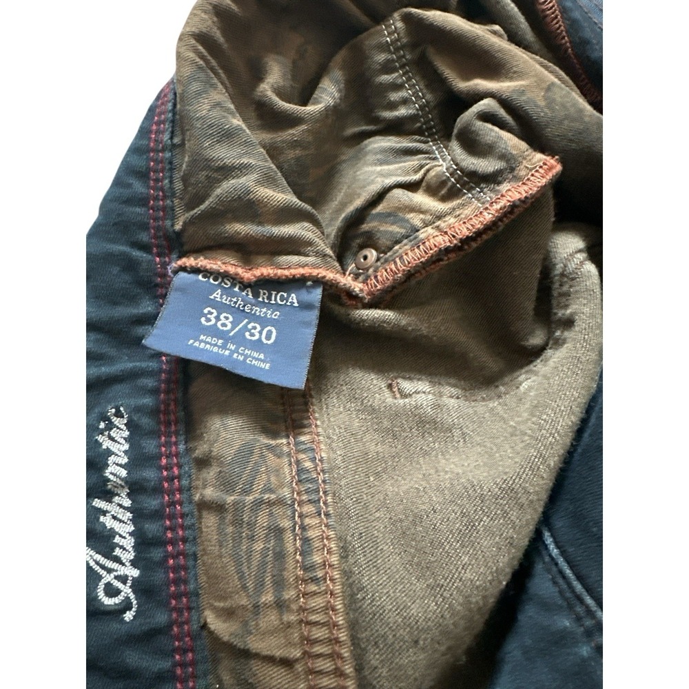 Tommy Bahama Jeans Mens 38x30 Blue Dark Wash Denim Straight Leg - Picture 7 of 8